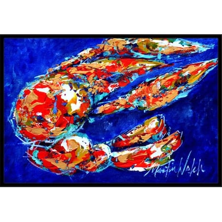 Carolines Treasures MW1155MAT 18 X 27 In. Craw Momma Crawfish Indoor Or Outdoor Mat